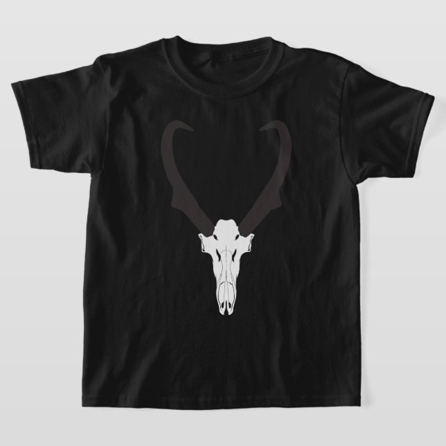 Camiseta Customizable Pronghorn Skull (Postura )