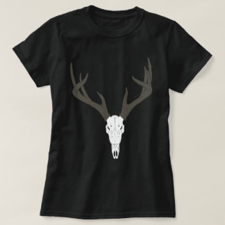 Camiseta Customizable White-Tailed Deer Skull