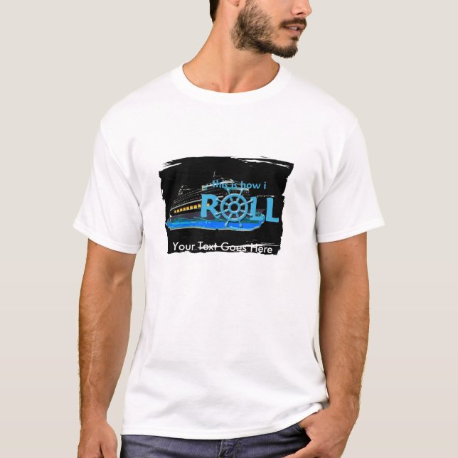 Camiseta Customizável isto é como eu rolo o Tshirt do (Frente)