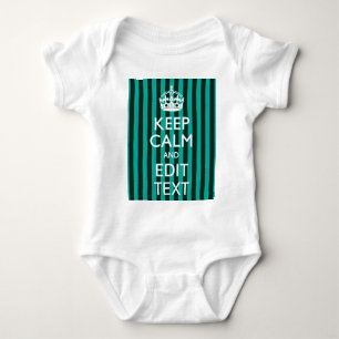 Camiseta Customizável mantenha a calma suas listras de
