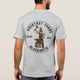 Camiseta Customize Blacksmith Forge Ironworks Shop Business