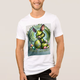 Camiseta Customize Me!-Frustrated Bunny Embracing an Egg,