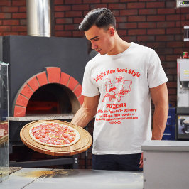 Camiseta Customize Pizza Restaurant Detailed Graphic 