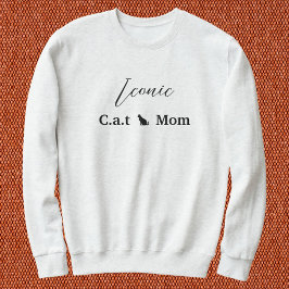 Camiseta Customized Pet Lover Script Black And Ash Cat Mom