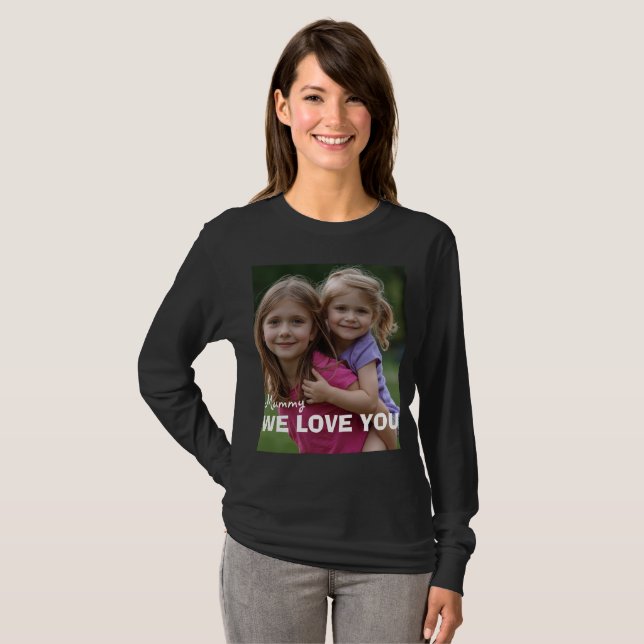 Camiseta Customized with 2 and text (Frente Completa)