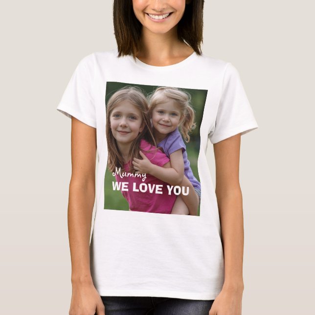 Camiseta Customized with 2 and text (Frente)