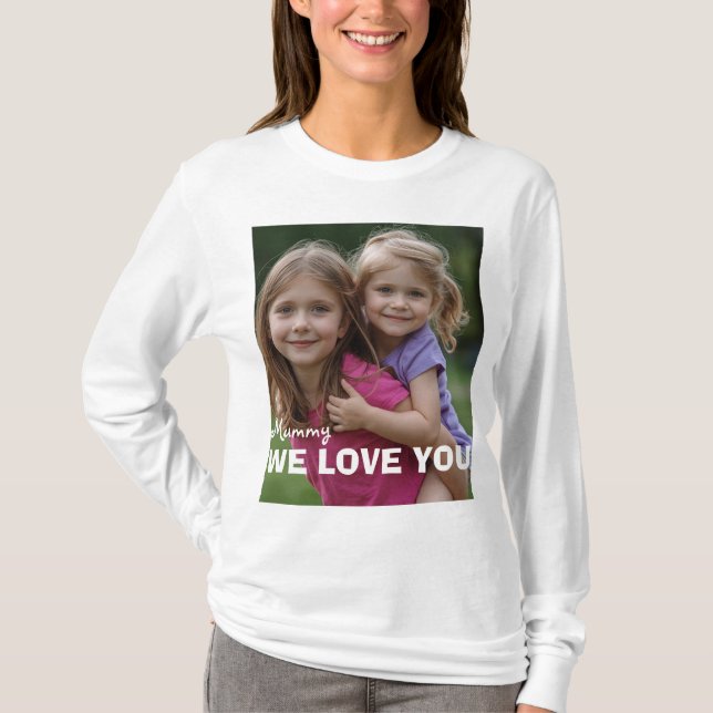 Camiseta Customized with 2 and text (Frente)