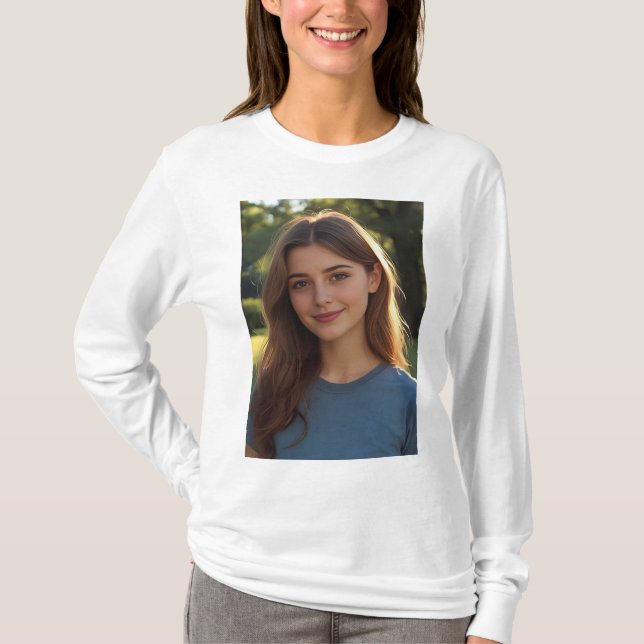 Camiseta Customized with two photos (Frente)