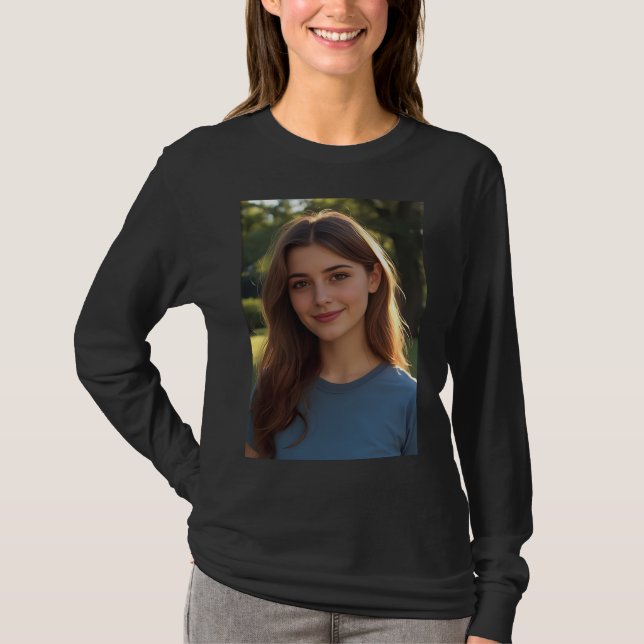 Camiseta Customized with two photos (Frente)