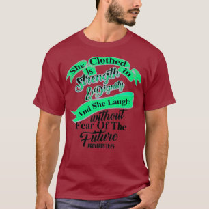 Camiseta Cuta Está Vestida Em Cristo De Dignidade De Forç