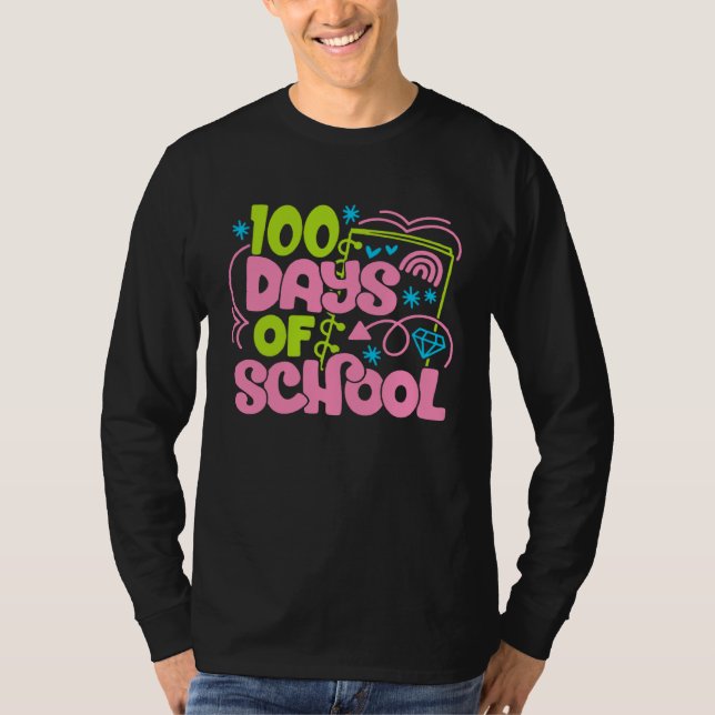 Camiseta Cute 100 Days of School 100th Magical School Day T (Frente)