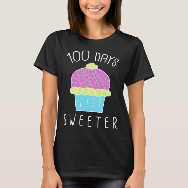 Camiseta Cute 100th Day of School For Teachers and Students (Frente)