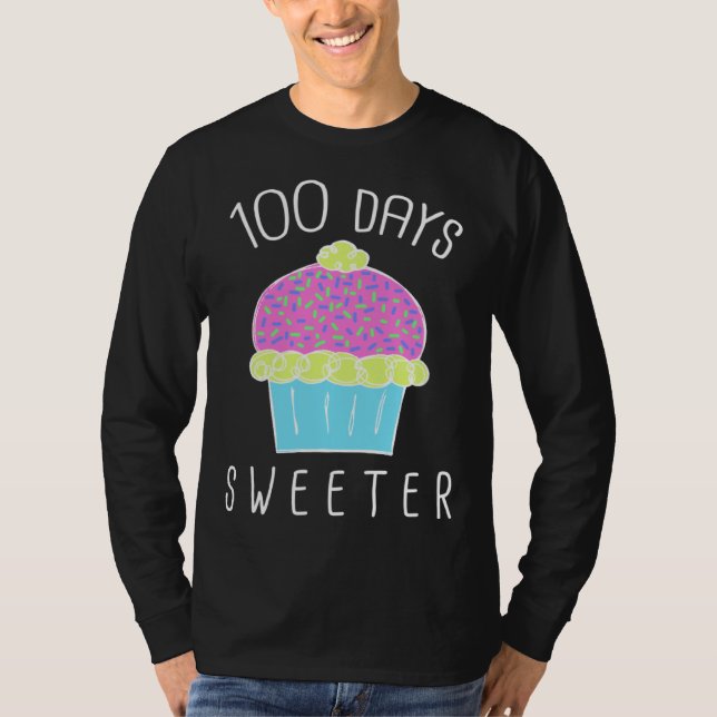 Camiseta Cute 100th Day of School For Teachers and Students (Frente)