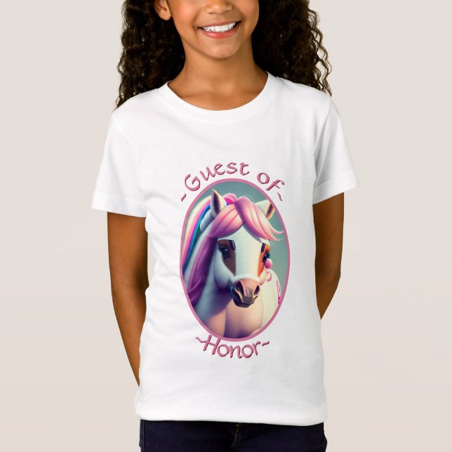 Camiseta Cute 3D Spirit Pony 2 Guest de Honra (Frente)