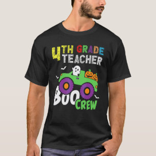 Camiseta Cute 4º turma do quarto ano Boo Crew Professor Hal
