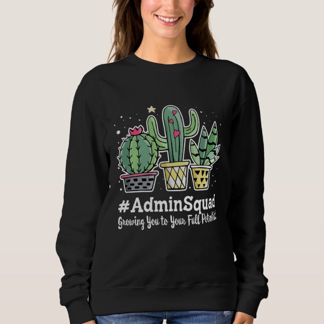Camiseta Cute Admin Squad Appreciation Week Back to School (Frente)