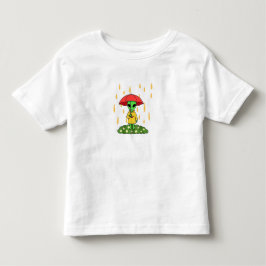 Camiseta Cute Alien With Umbrella Kawaii Space Character