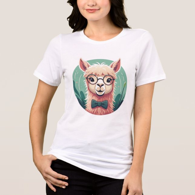 Camiseta Cute Alpaca (Frente)