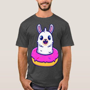 Camiseta Cute Alpaca com cartoon de noz