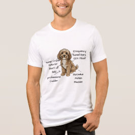 Camiseta Cute Anatomy of a Cockapoo Dog Lover Gift