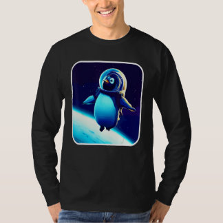 Camiseta Cute And Astronaut Penguin Space Penguin Galaxy M