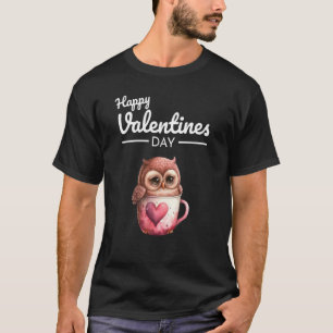 Camiseta Cute Animal Heart Panda Happy Valentine Day 70