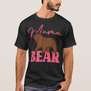 Camiseta Cute Animal Mom Family Mommy Bear Mama Bear 527