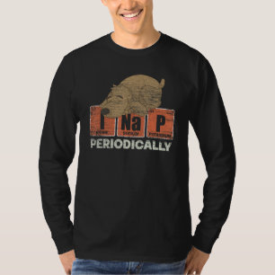 Camiseta Cute Animal Pet Owner I Nap Periodicamente Pajama