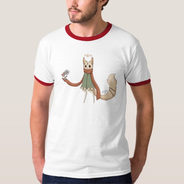 Camiseta Cute Anime Character Red Ringer (Frente)