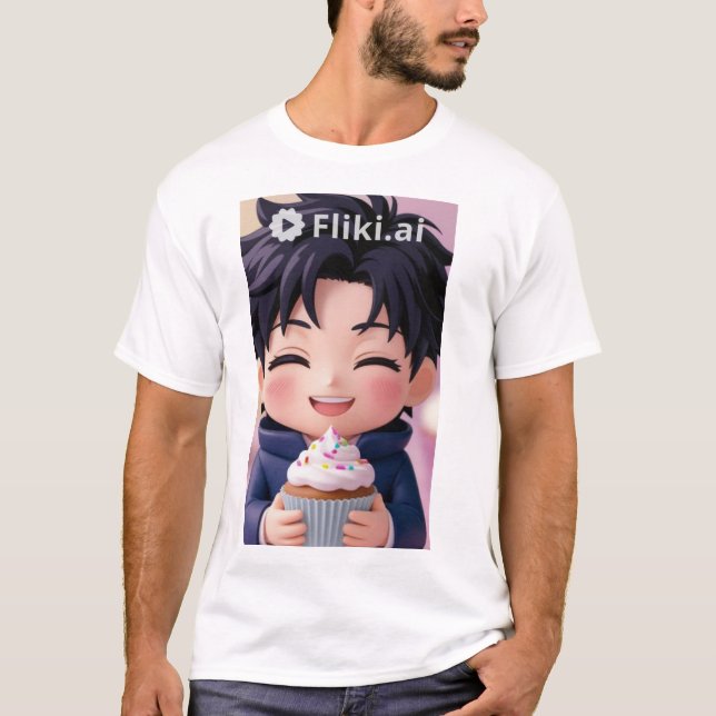 Camiseta Cute Anime tisart (Frente)