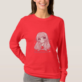Camiseta Cute Anime Valentine Sweatshirt