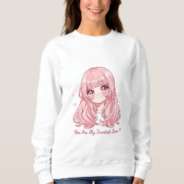 Camiseta Cute Anime Valentine Sweatshirt