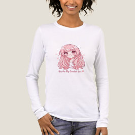 Camiseta Cute Anime Valentine Sweatshirt