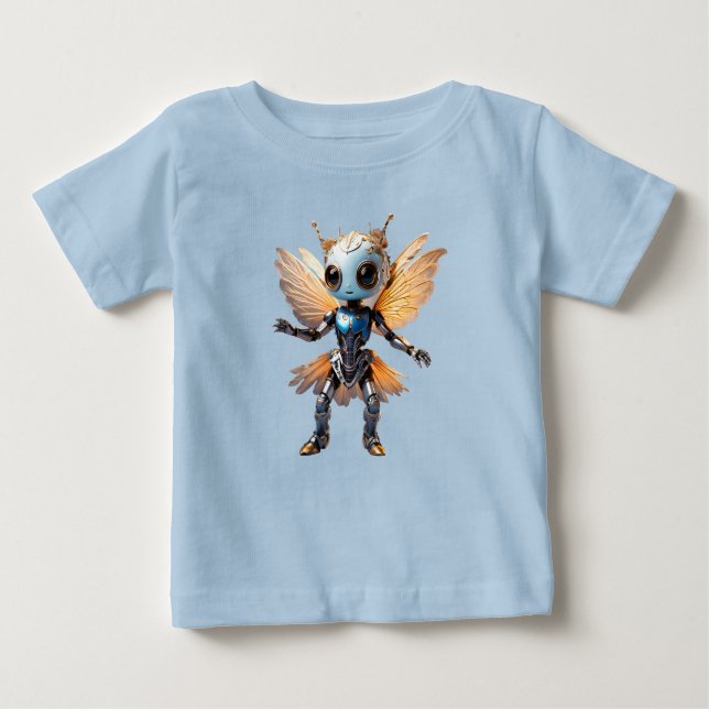Camiseta Cute Ant Girl Dancing Robot Pixie (Frente)