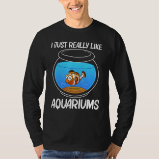 Camiseta Cute Aquarium For Men Women Aquarist Fish Tank  