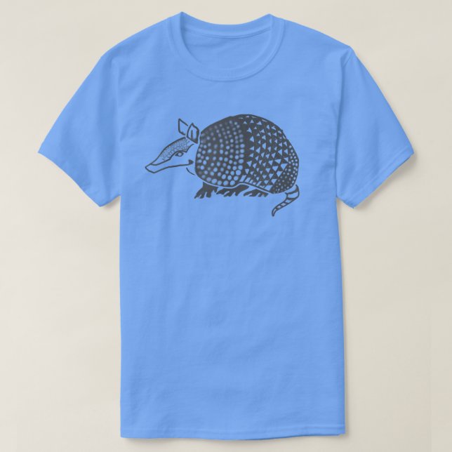 Camiseta Cute Armadillo Distressed Graphic Design  (Frente do Design)
