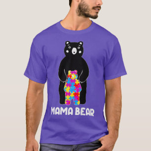 Camiseta Cute Autism mama bear Autism Awareness day Premium