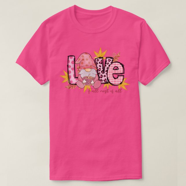 Camiseta Cute Autumn LOVE (Frente do Design)
