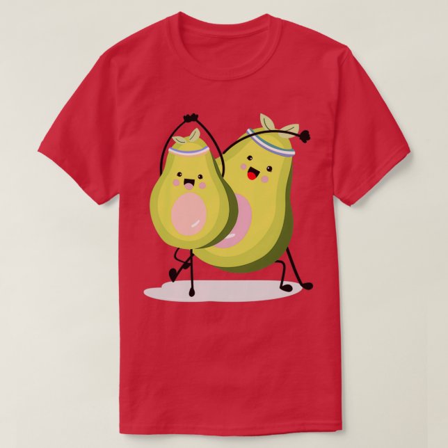 Camiseta Cute Avocado 41 (Frente do Design)