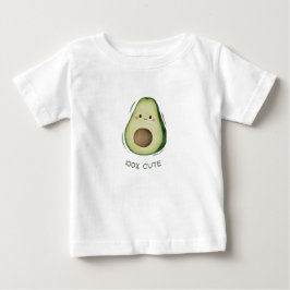 Camiseta Cute Avocado Baby 100 Por Cento Tipografia Cuta