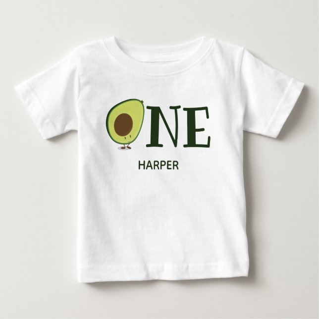 Camiseta Cute Avocado Um Nome (Frente)