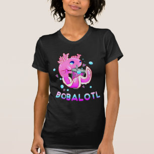 Camiseta Cute Axolotl Lover Bobalotl Boba Kawaii Anima Japa