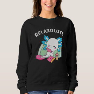 Camiseta Cute Axolotl Lover Salamandra Mexicana Relaxolotl