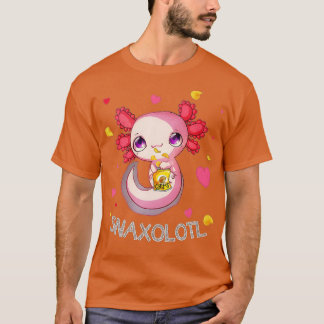 Camiseta Cute Axolotl Lover Snaxolotl (75)