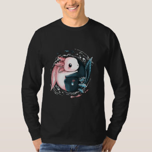 Camiseta Cute Axolotl Yin Yang Plush Pets Cerejeira Gi