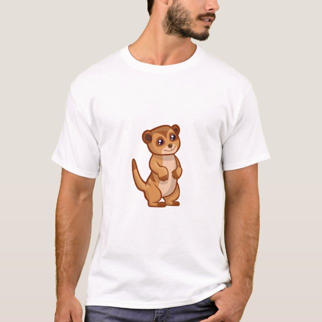 Camiseta Cute Baby Meerkat (Frente)