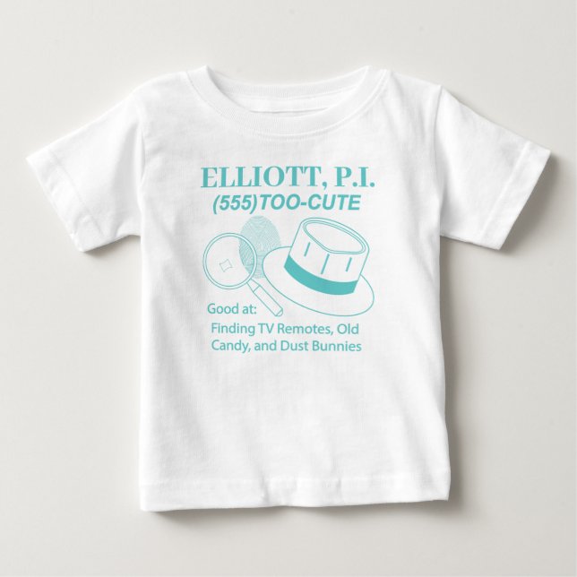 Camiseta Cute Baby P.I. Personalizável (Frente)