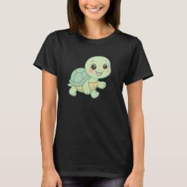 Camiseta Cute Baby Turtle Walking