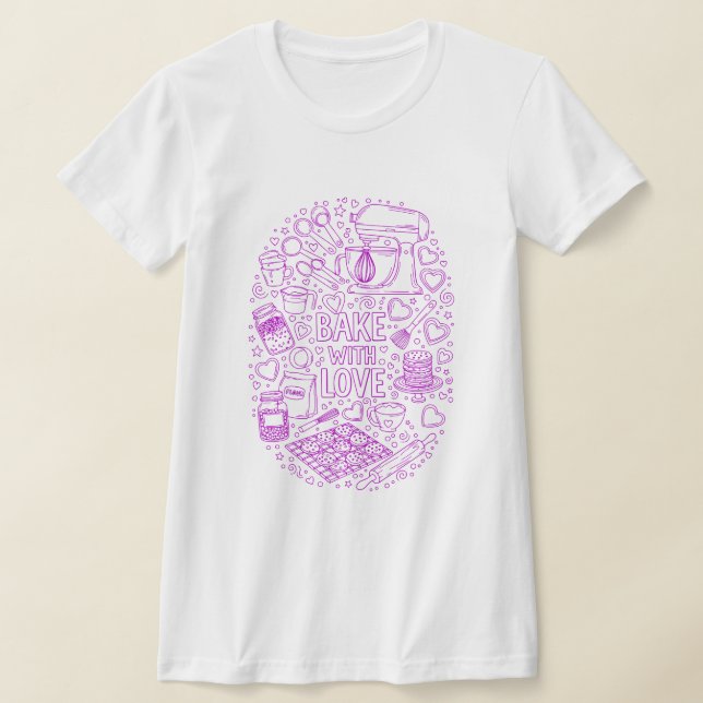 Camiseta Cute Baking pack (Postura )