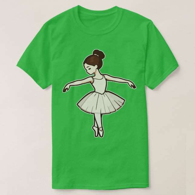 Camiseta Cute Ballerina (Frente do Design)